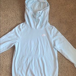 Baby Blue Nike Hoodie